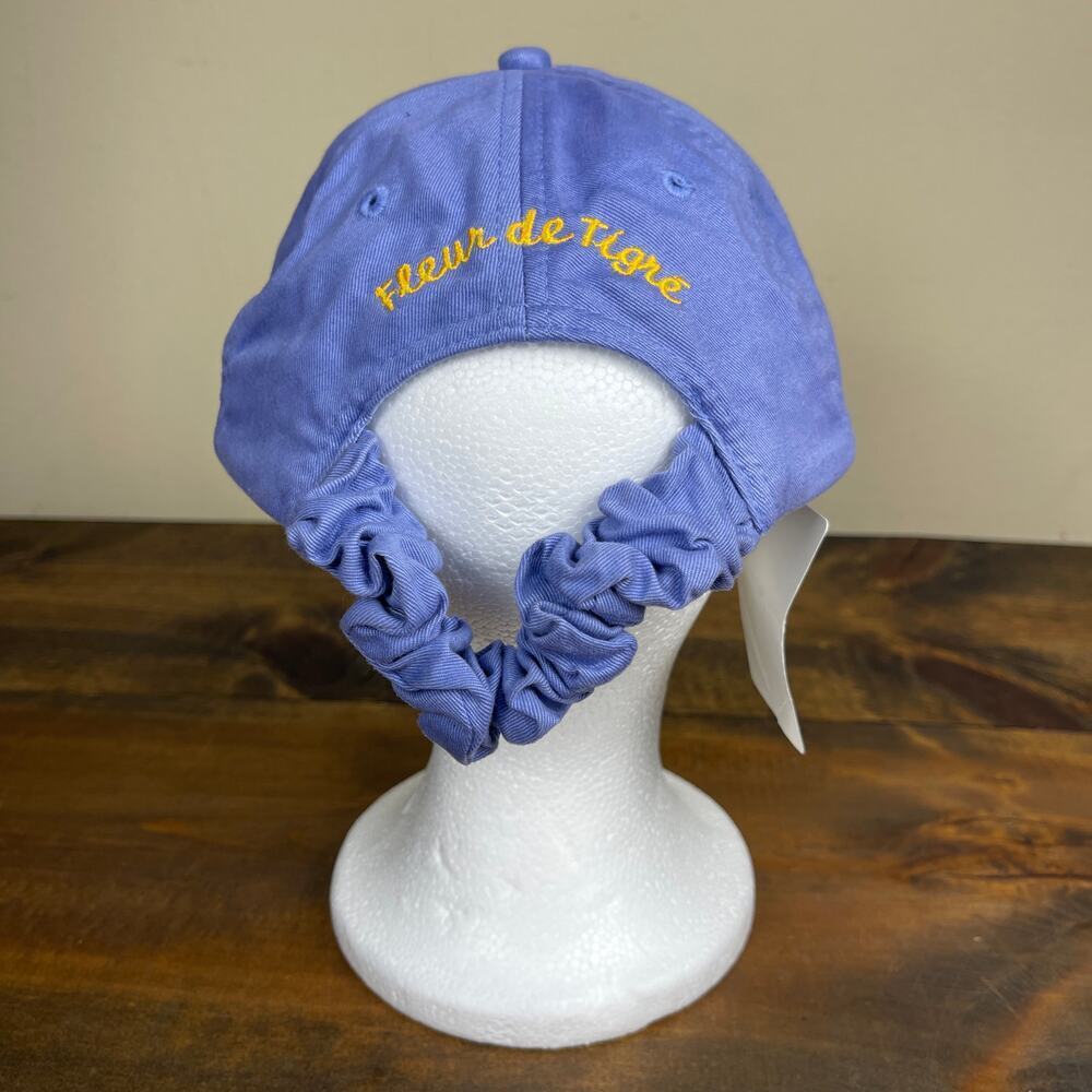 NEW The Original Scrunchie Hat by Adams Purple LSU Tigers Eye Fleur de Lis - Picture 4 of 10